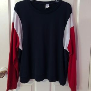 H&M Divided Multicolor Crewneck Sweater